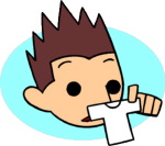 shrunken t-shirt